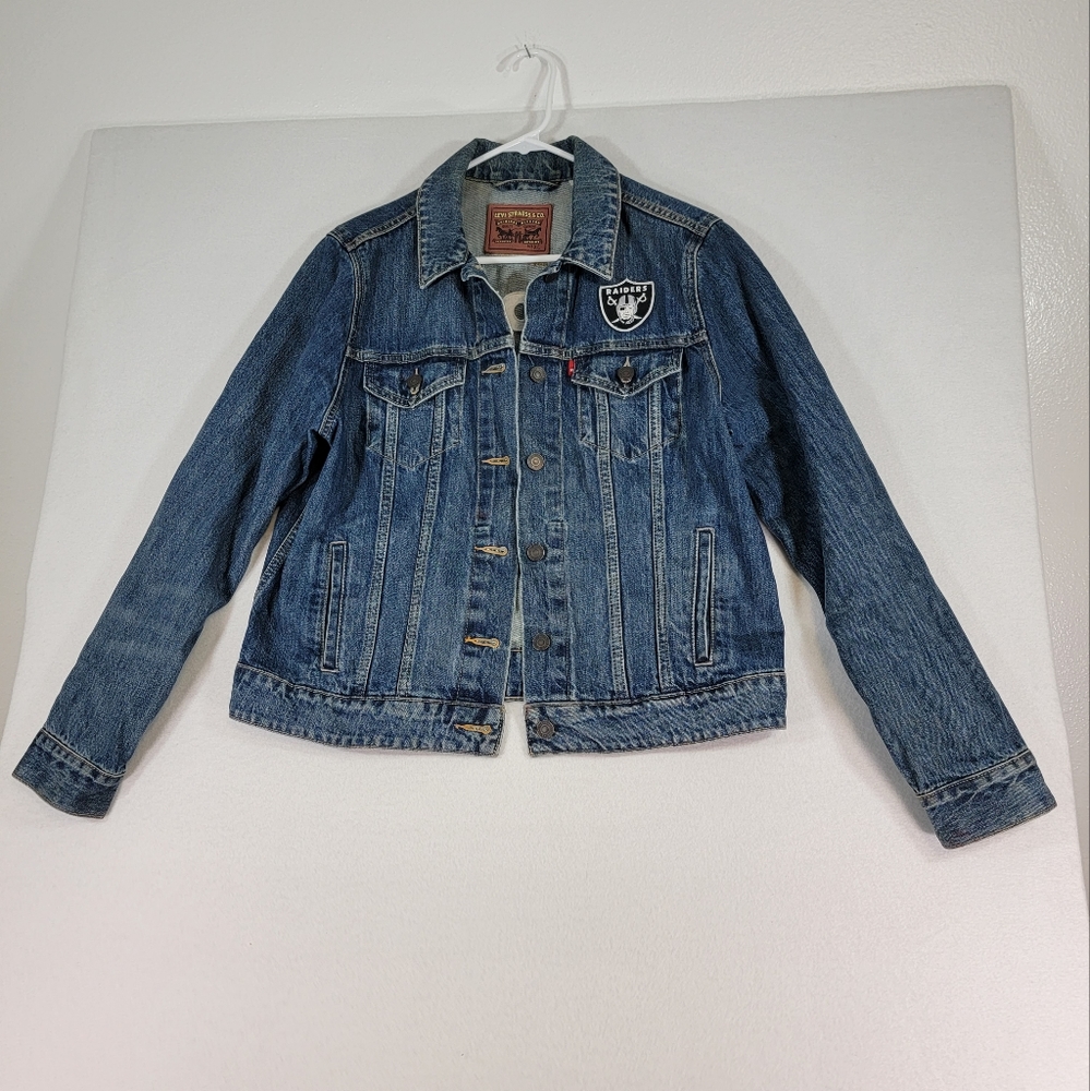Levi’s Raiders Oakland Vegas Denim Jacket XL